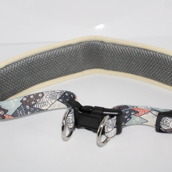 Adjustable Size L Mesh Dog Collar Reflective With Strong Sturdy Buckle - Picture 2 of 8